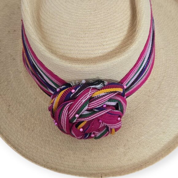 The Palm Hats Factory "La Giralda" Crafted by The Maya-Quiche Indians Panama Hat - Picture 8 of 8